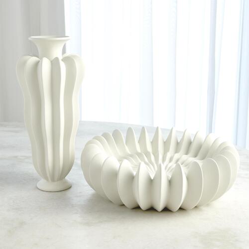 Spicchi Line Bowl-Matte White