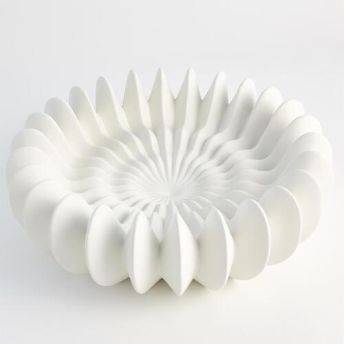 Spicchi Line Bowl-Matte White