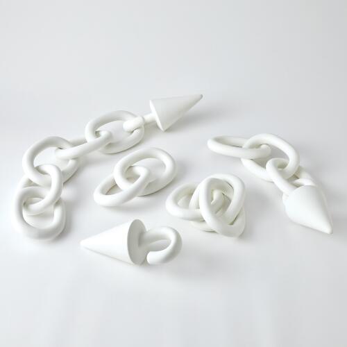 Ring Chain-Matte White