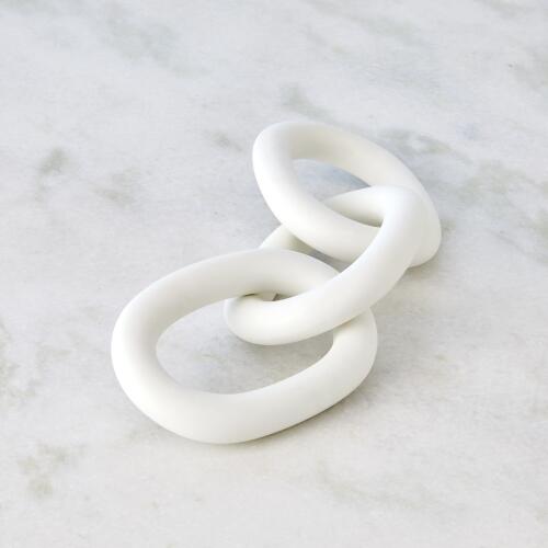 Ring Chain-Matte White