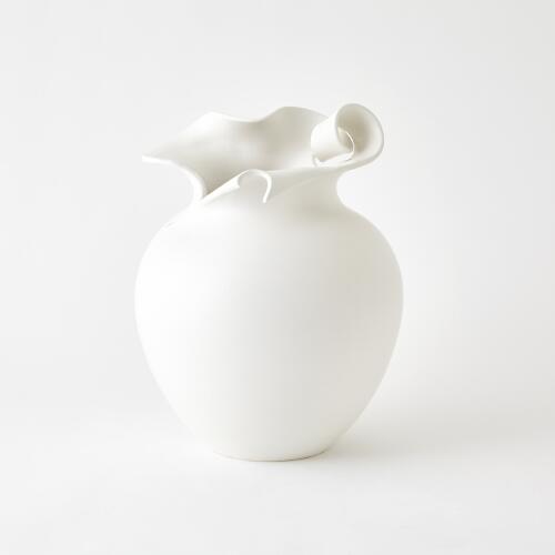 Charlotte Vase-White