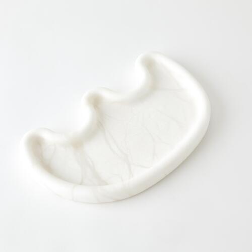 Amera Alabaster Tray-White