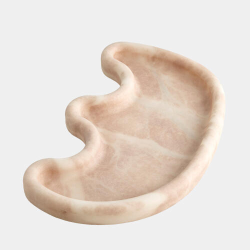 Amera Alabaster Tray-Sand