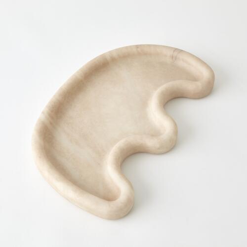 Amera Alabaster Tray-Sand