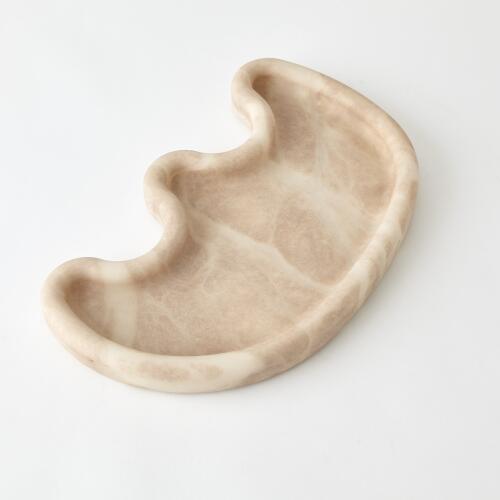 Amera Alabaster Tray-Sand