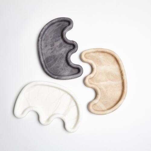 Amera Alabaster Tray-Grey