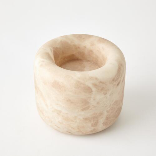 Alabaster Ring Bowl-Sand