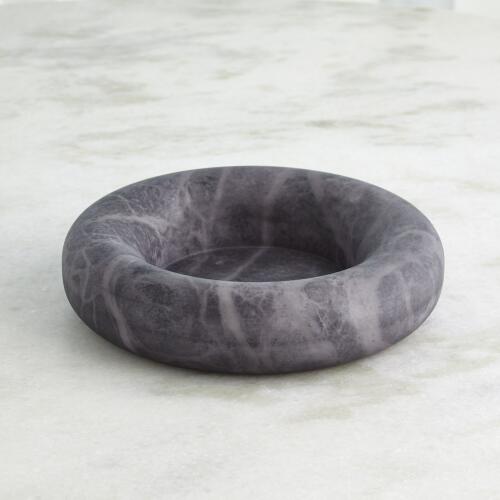 Alabaster Ring Bowl-Grey
