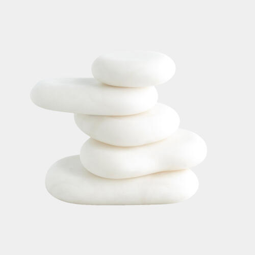 Alabaster River Rocks-White