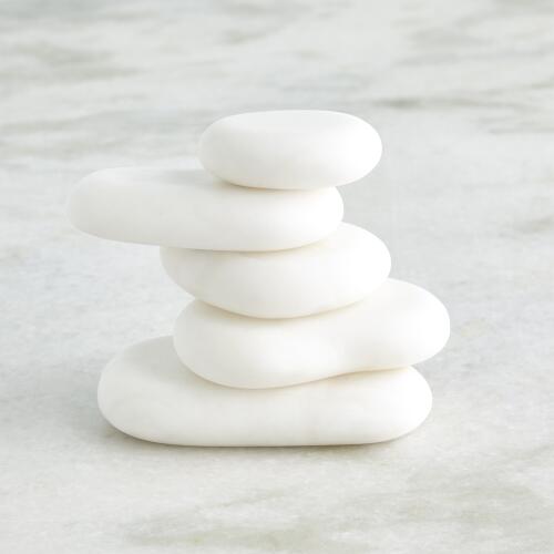 Alabaster River Rocks-White