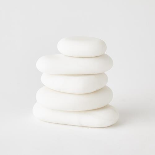 Alabaster River Rocks-White