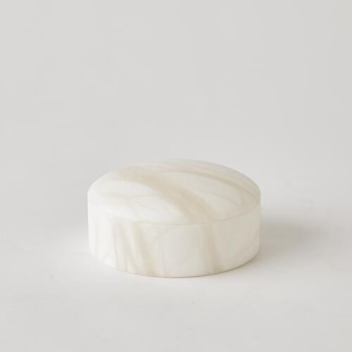 Gala Alabaster Canister-White