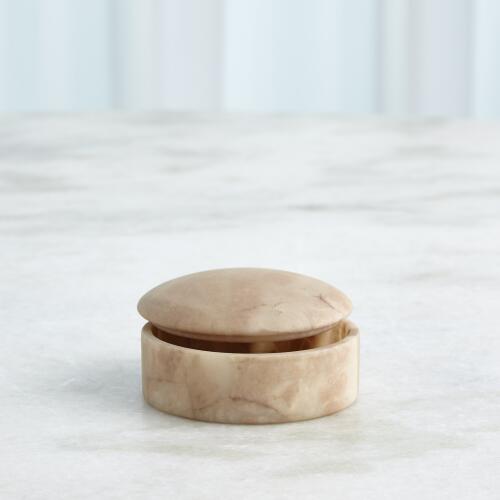 Gala Alabaster Canister-Sand