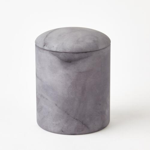 Gala Alabaster Canister-Grey