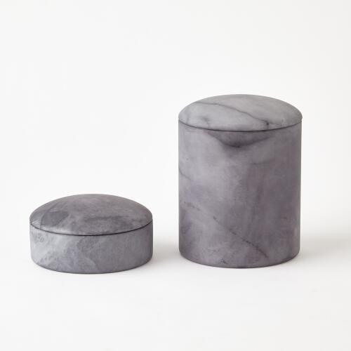 Gala Alabaster Canister-Grey