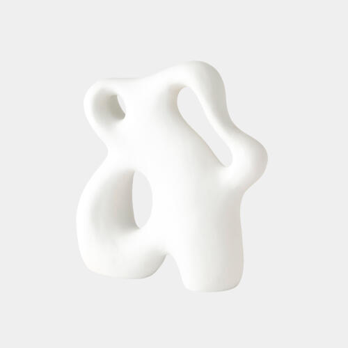 Ronan Sculpture-Matte White-Lg