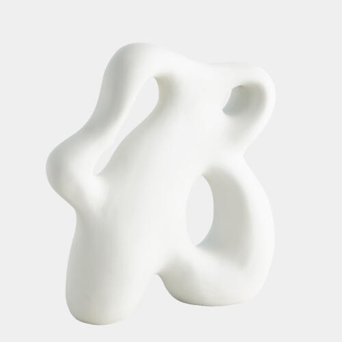 Ronan Sculpture-Matte White-Lg