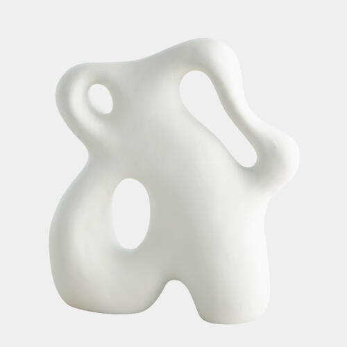 Ronan Sculpture-Matte White-Lg