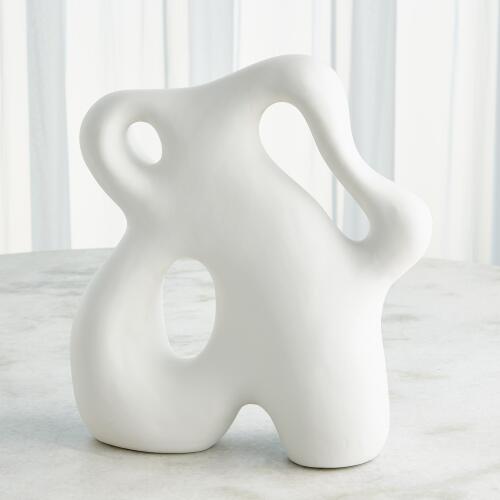 Ronan Sculpture-Matte White-Lg