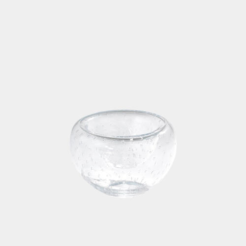 Double Take Bowl-Clear Seeded-Sm