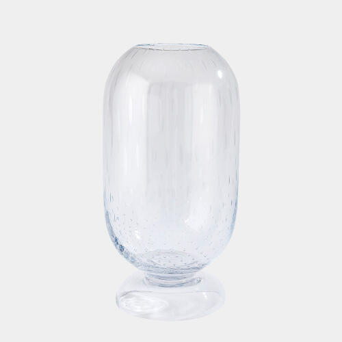 Ashton Vase-Clear Seeded