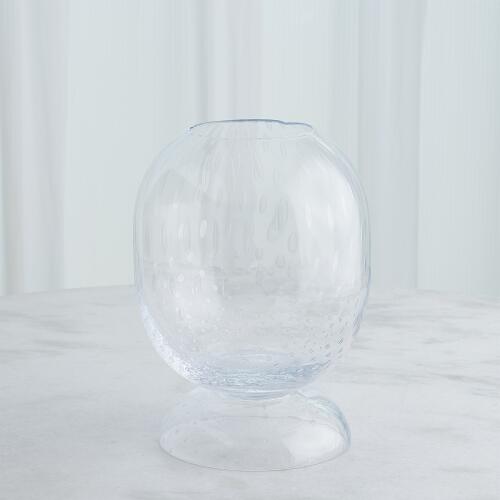 Ashton Vase-Clear Seeded