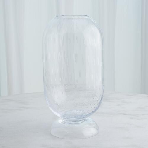 Ashton Vase-Clear Seeded