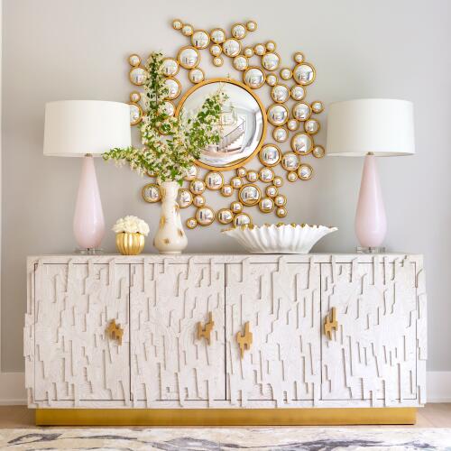 Aquarius Mirror-Gold Leaf