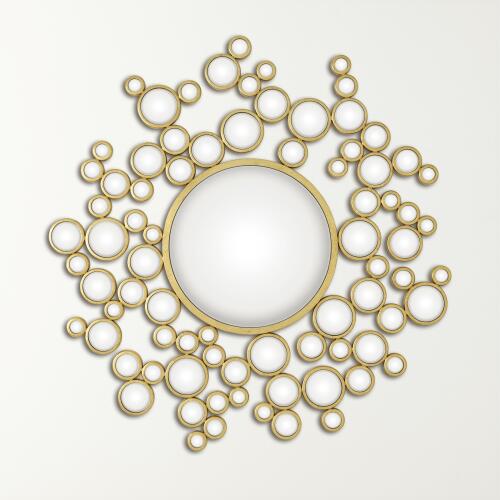 Aquarius Mirror-Gold Leaf