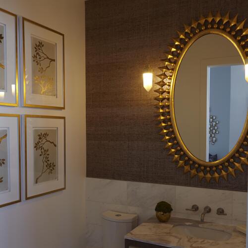 Wellington Mirror-Gold Leaf