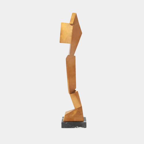 Maverick Facet Sculpture-Gold