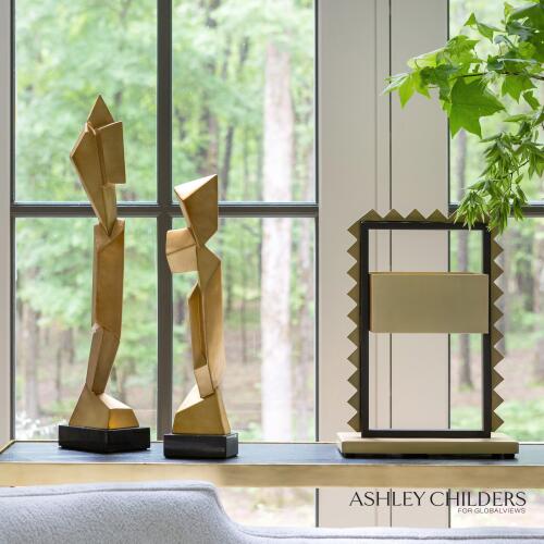 Facet Sculpture-Gold