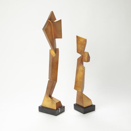 Facet Sculpture-Gold