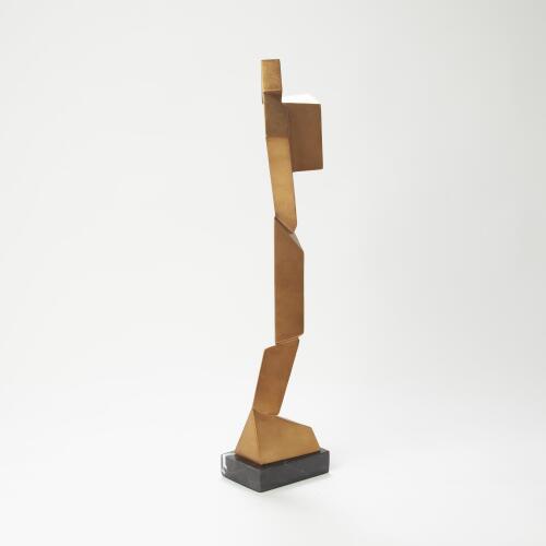 Facet Sculpture-Gold