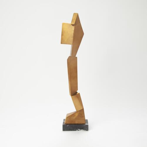 Facet Sculpture-Gold