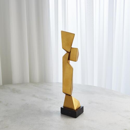 Facet Sculpture-Gold