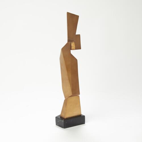 Facet Sculpture-Gold