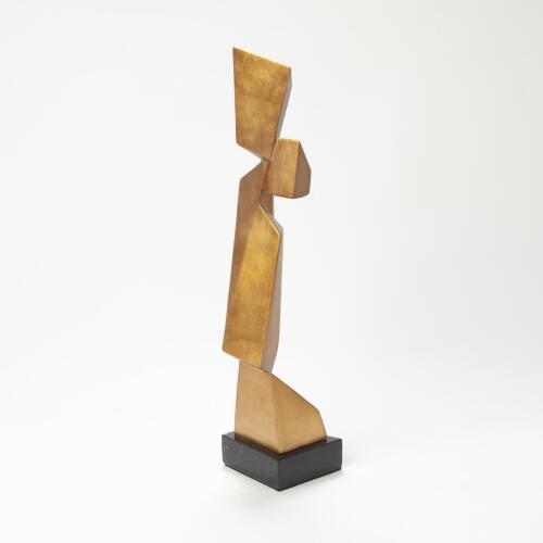 Facet Sculpture-Gold