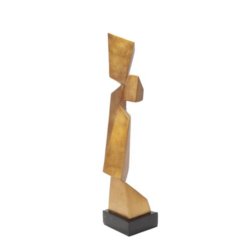 Facet Sculpture-Gold