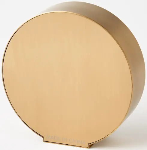 Mother of Pearl Clock-Brass