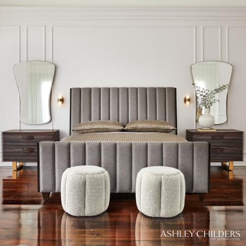 Key Mirror-Simple Satin Brass