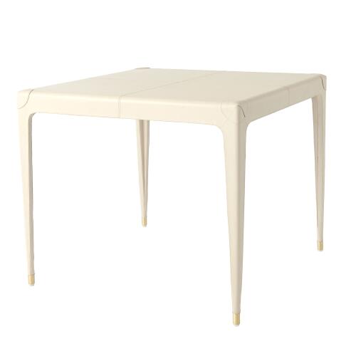 tiburtina game table-mist leather
