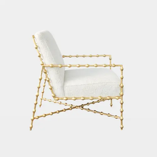 Elder Lounge Chair-Gold Leaf-Avoletta