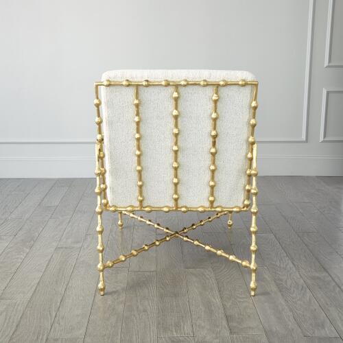 Elder Lounge Chair-Gold Leaf-Avoletta