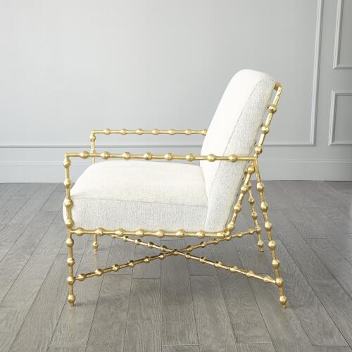 Elder Lounge Chair-Gold Leaf-Avoletta