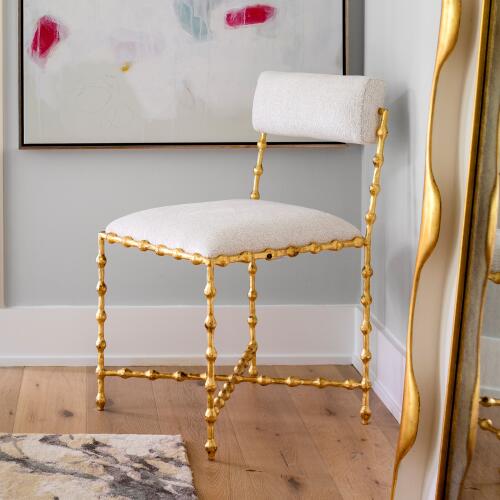 Elder Dining Chair-Gold Leaf-Avoletta