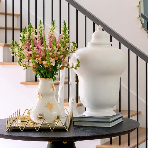 Ric Rac Tray-Gold w/Antique Mirror