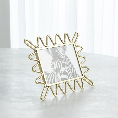 Ric Rac Picture Frame-Gold