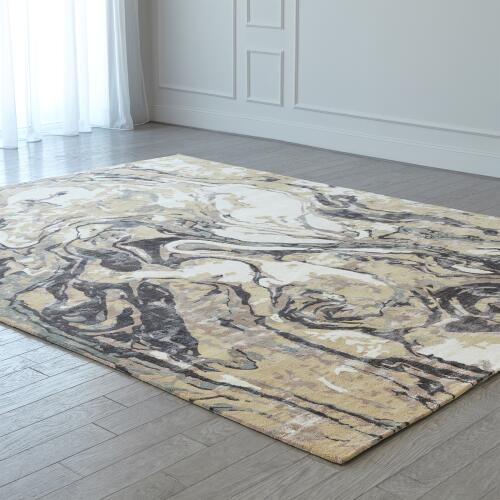 Marbleized Rug