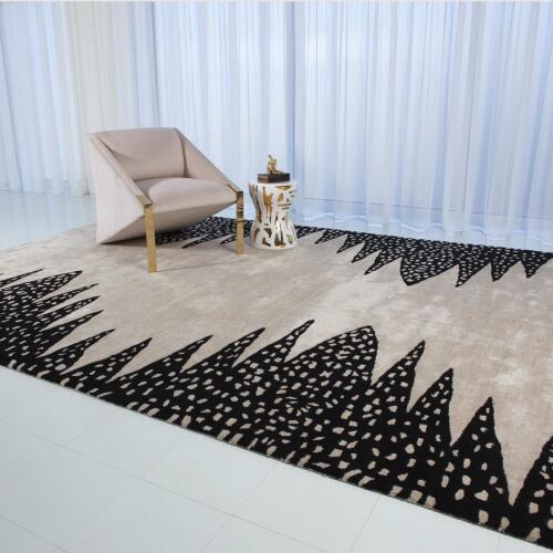 Tristan Rug-Beige/Black